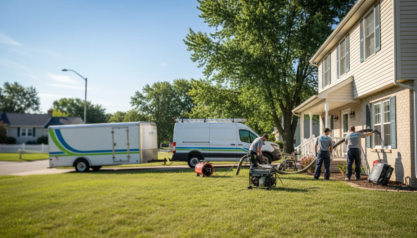 Flooded Basement Restoration And Cleanup With Repair in Little River, KS near me